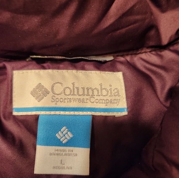 Columbia Women's Plum Puffer Coat NWOT Size Large - Picture 2 of 6